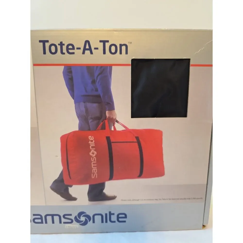 Samsonite Tote-a-ton 32.5 Inch Duffle Luggage - Black with Red